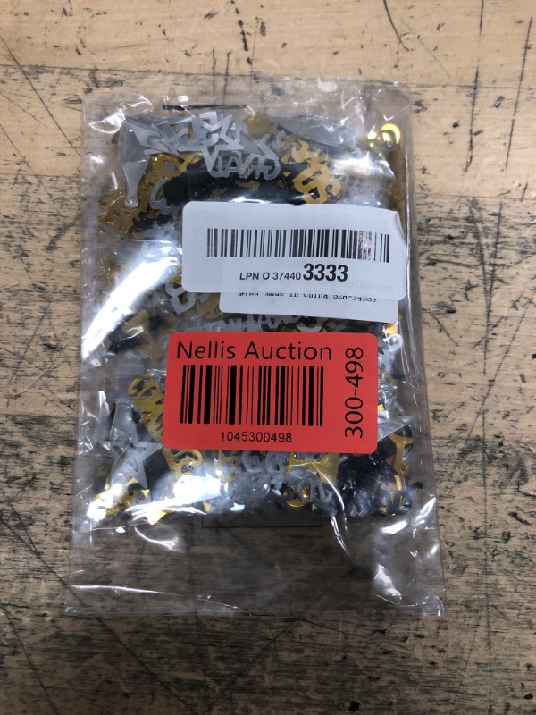 Photo 1 of MARFOREVER 2025 Graduation Confetti Graduation Decorations Class of 2025, Black Gold Silver Grad Party Decorations Table Confetti for Congrats Grad 2025 Graduation Party Supplies Decor