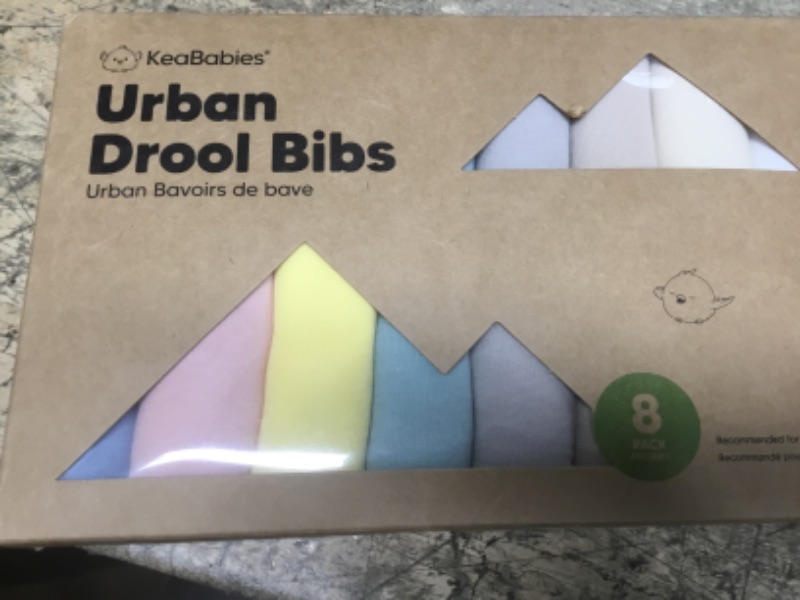 Photo 1 of 8-Pack Organic Baby Bibs for Boys, Girls - Soft Cotton Drooling and Teething Bibs for Baby Girl & Boy, Extra Absorbent, Easy To Clean & Put On for Toddler, Newborn, Infant 0-24 Months (Dawn)