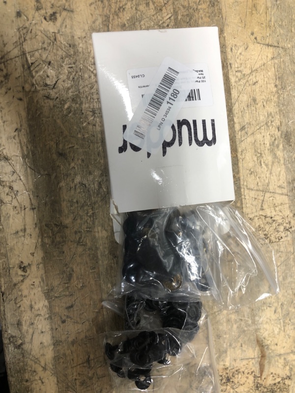 Photo 1 of 100 Pieces 15 mm Fastener Snap Stainless Steel Snap Buttons Press Stud Button for Marine Boat Canvas Bags Leather Craft Sewing, 4 Components 25 Pieces in Each (Black)