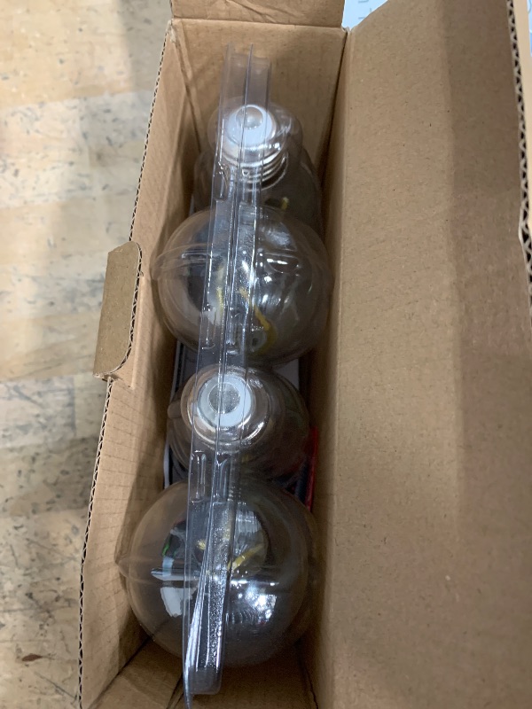 Photo 1 of ?Upgraded? Dimmable LED Light Bulbs 60 watt Soft White, E26 Bulb LED Lights for Bedroom with High Brightness Warm White 5000K, 6W, 90+CRI, Clear Glass, 4 Pack