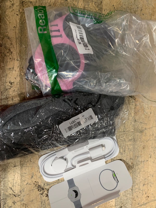 Photo 1 of  Retractable Dog Leash Automatic Telescopic Tractor Dog Tape, Pet Tape 10/16 FT Durable and Convenient, with Non-Slip Handle, Suitable for Small and Medium-Sized Dogs, wool socks, apple watch  charger type c cord.