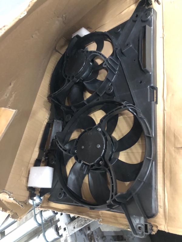 Photo 1 of ***PARTS ONLY***SCITOO 623670 Electric Radiator Condenser Engine Dual Cooling Fan Fit for 2015-2017 for Ford Edge 2016 for Lincoln MKX
