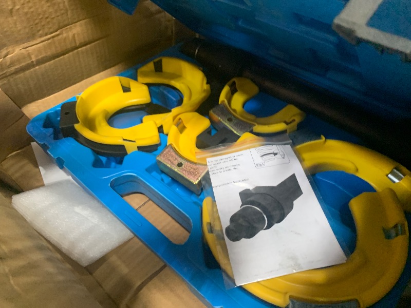 Photo 1 of **PARTS ONLY***VEVOR Strut Spring Compressor Set, Macpherson Strut Spring Compressor Kit, Interchangeable Fork Strut Coil Extractor Remover Tool, with Yellow Protective Sleeve and Carrying Case