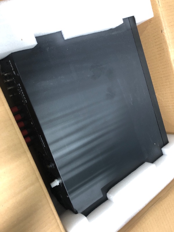 Photo 2 of Pyle Wireless Bluetooth Power Amplifier System-420W 5.1 Channel Home Theater Surround Sound Audio Stereo Receiver Box w/RCA,AUX,Mic w/Echo,Remote,Support HDMI-For Subwoofer Speaker-Pyle PT588AB