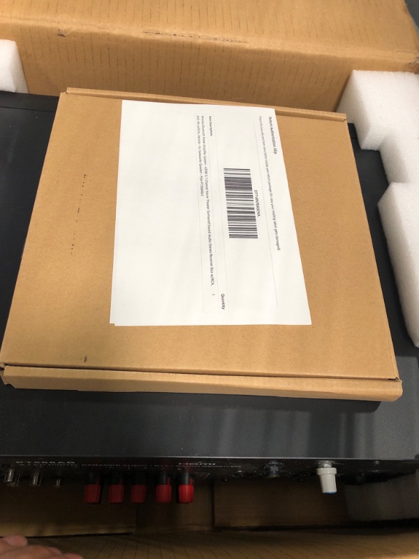 Photo 3 of Pyle Wireless Bluetooth Power Amplifier System-420W 5.1 Channel Home Theater Surround Sound Audio Stereo Receiver Box w/RCA,AUX,Mic w/Echo,Remote,Support HDMI-For Subwoofer Speaker-Pyle PT588AB