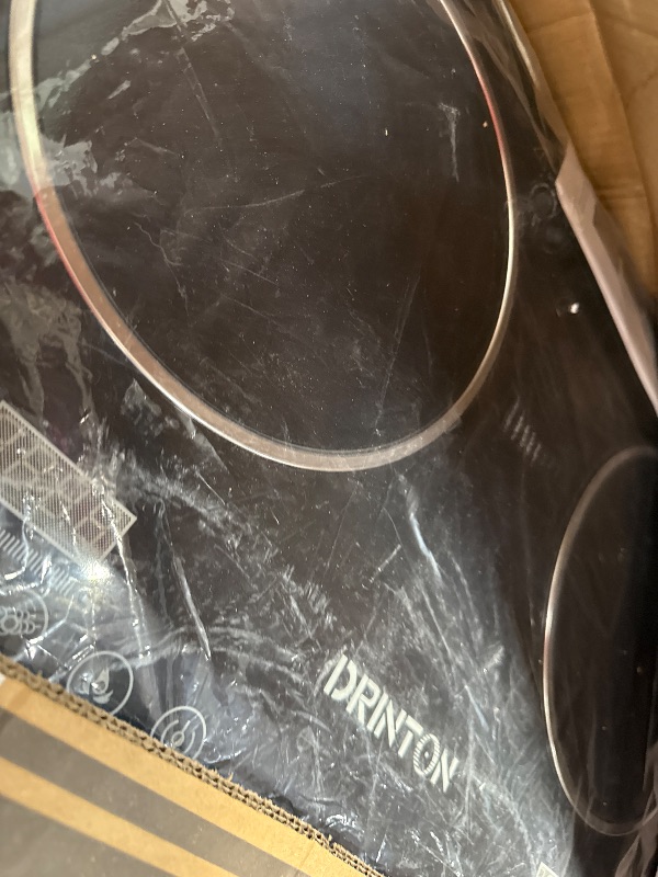 Photo 1 of *************does not work on one side**************
DRINTON 2 Burner Electric Cooktop, 3500W 110V Electric Double Burner with 4H Timer, Adjustable Temperature for Countertop Cooking, Portable Stove Top Infrared Cooker, Compatible for All Cookwares