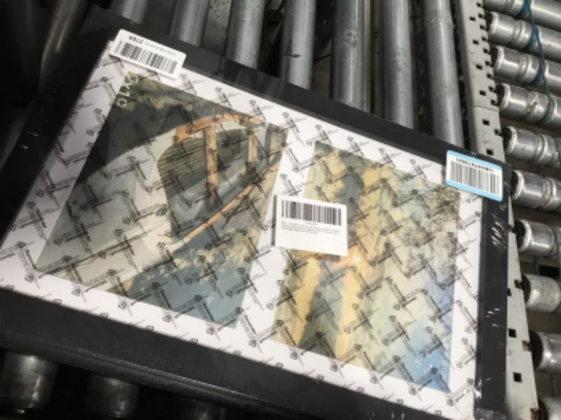 Photo 1 of ***(MAJOR DAMAGE/ SEE NOTES)***DUENPY 12x19 Double Picture Frame 8x10 Displays Two 8x10 inch Photos Collage Available Horizontal Wall Mounting Display and Vertical Black