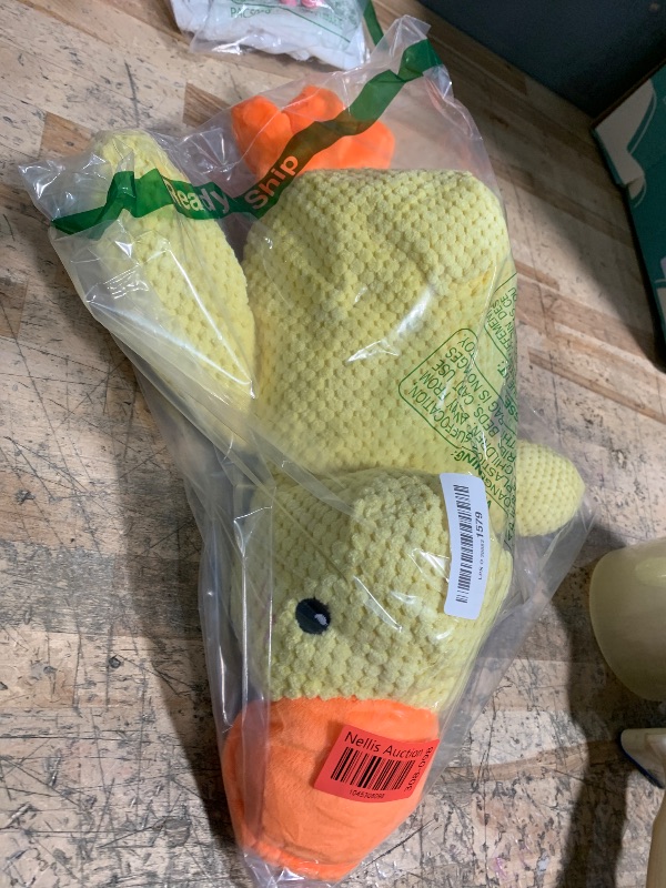 Photo 1 of Pureadee Mellow Dog Calming Duck, The Mellow Toy with Quacking Sound for Indoor Dog-Yellow