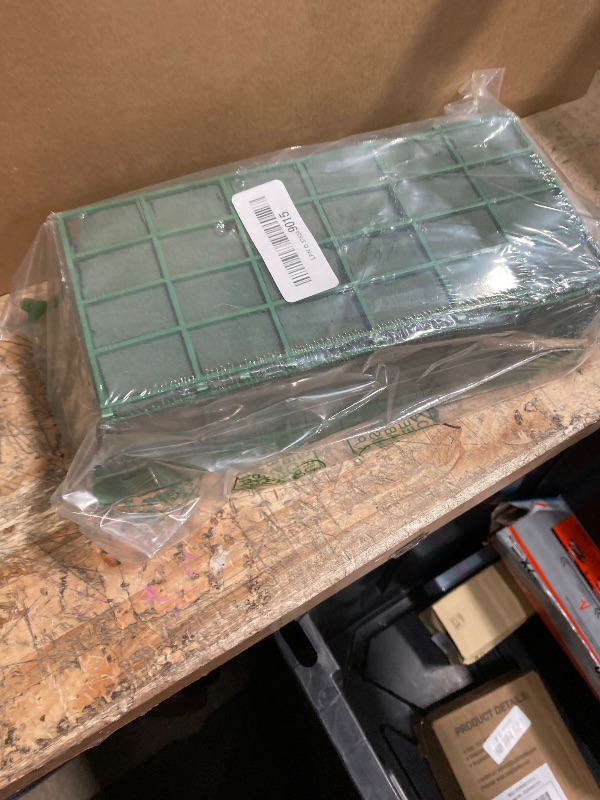 Photo 1 of 6 Packs Floral Foam Cage Flower Holder with Floral Foam Blocks for Fresh Flower, Artificial Flowers,Wedding, Florist Flower Foam, Flower Arrangement Supplies