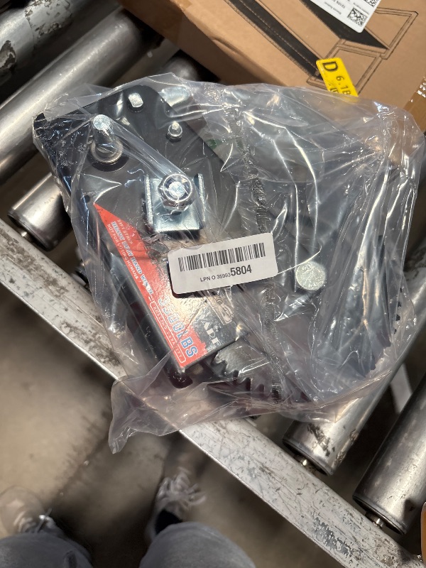 Photo 1 of (used)(incomplete) METOWARE 3500LBs Boat Trailer Winch with 33 Ft(10M) Polyester Strap, Hand Winch Heavy Duty Hook 2-Way Ratchet