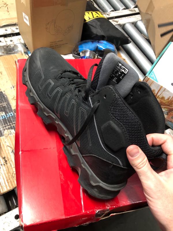 Photo 1 of (USED/FAIR) Timberland PRO Men's Powertrain Sport Mid Alloy Safety Toe Industrial Ahletic Work Shoe, Black/Grey-2024 New, 131045313244
