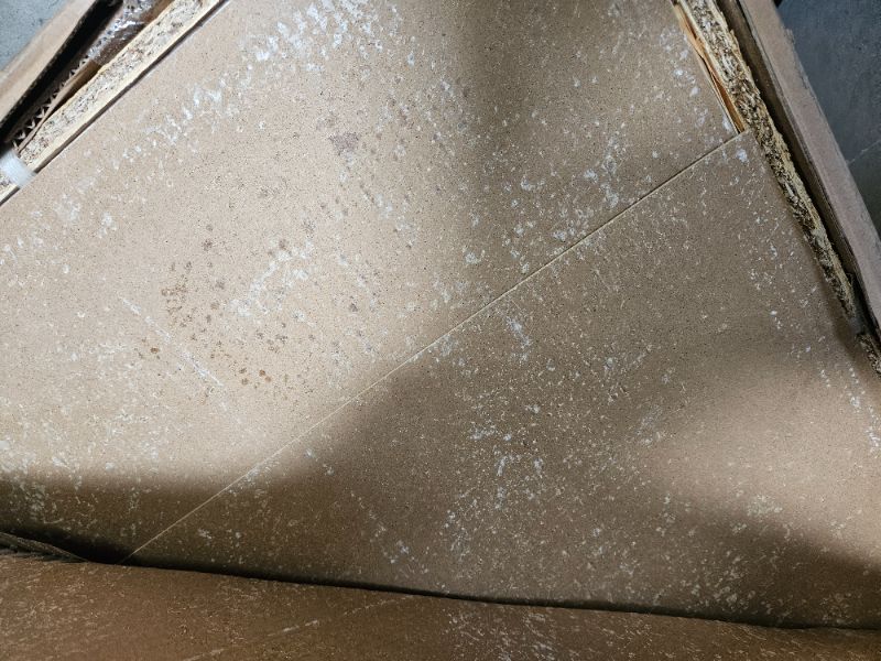 Photo 1 of ** Only box # 1 is included missing box # 2 ** JOOLA Berkshire Outdoor Table Tennis Table - Multi Use Conference Table Dining Table - Concrete Gray Wood Look Includes Steel Outdoor Ping Pong Net Set & Frame - Hybrid Indoor Outdoor Ping Pong Table