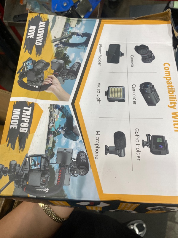 Photo 1 of Zeadio Video Action Stabilizing Handle Grip Handheld Stabilizer with Cold-Shoe Mount for All DSLR Camera Camcorder