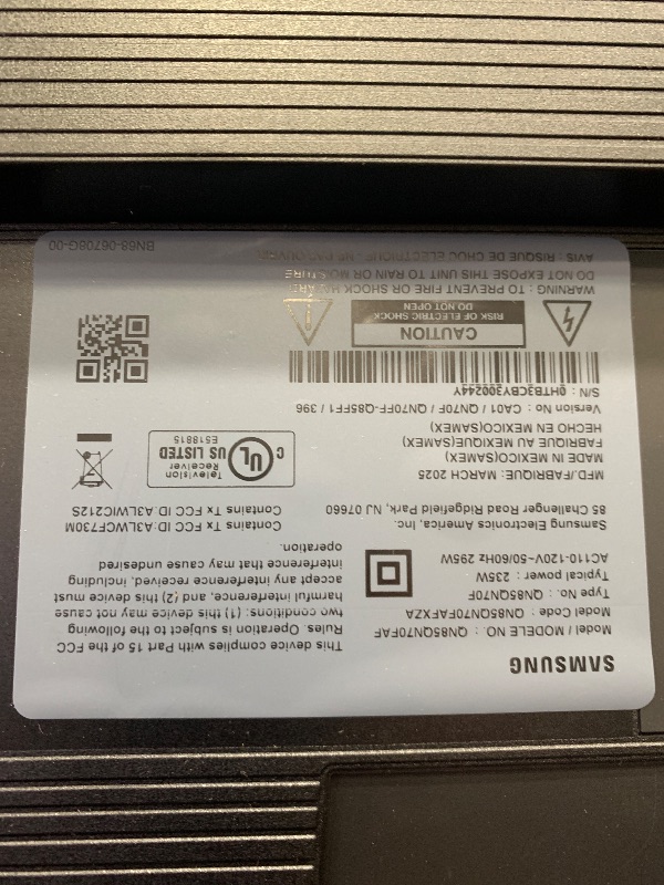 Photo 4 of Samsung 85-Inch Class Neo QLED QN70F 4K Mini LED Smart TV (2025 Model) NQ4 AI Gen2 Processor, Quantum Matrix Technology Slim, Motion Xcelerator 144Hz, Samsung Vision AI, Alexa Built-in