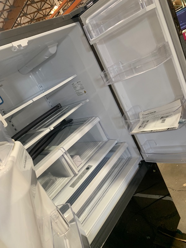 Photo 1 of *****************HEAVY USE DENTS AND SCRATCHES **************
26cu.ft. French Door Refrigerator with Ice & Water Dispenser, Stainless Steel

