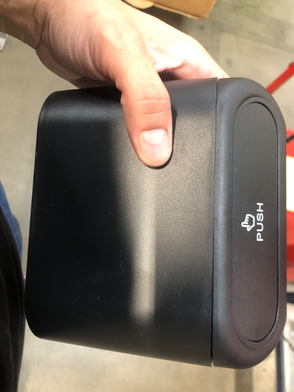 Photo 1 of **MISSING TRASH BAGS** SGLRT Car Trash Can Bin with Lid - Universal Vehicle Mini Leakproof Garbage Can Bin with 20pcs Trash Bags Can Organizer Storage for Front Back Seat Accessories for Auto Office Bedroom Home(Black)LPNO373558931
