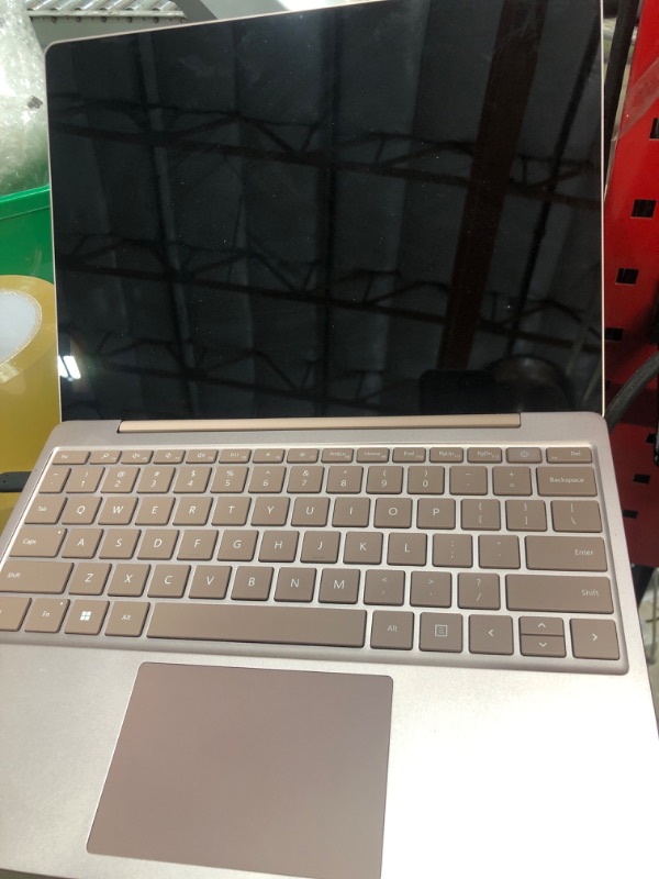 Photo 1 of (NO POWER) (PARTS) Microsoft Surface Laptop Go 2-12.4" Touchscreen - Intel Core i5 8GB Memory - 128 SSD - Sandstone (Latest Model)
