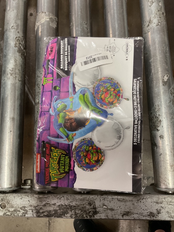 Photo 1 of Anagram Teenage Mutant Ninja Turtle Foil Balloon Bouquet