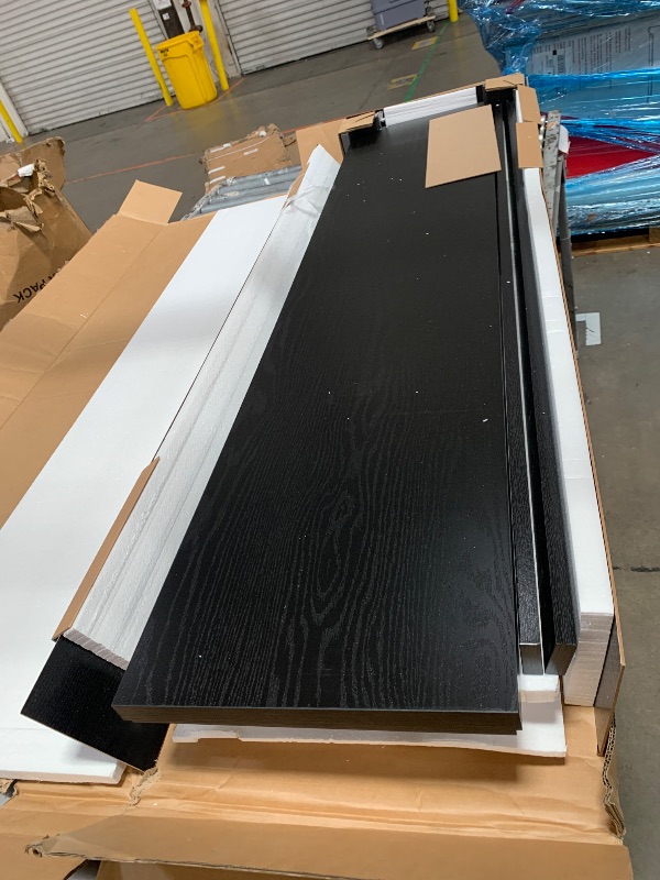 Photo 1 of *************MISSING HARDWARE****************
Henn&Hart Hanson, 70'' Rectangular TV Stand, Black Grain