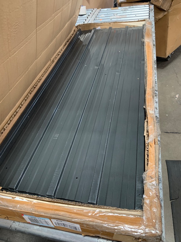 Photo 1 of ************INCOMPLETE ITEM, THIS IS ONLY 1 BOX IN A MULTI BOX SET***************
Jintop 10x8 FT Metal Garden Sheds with Hinged Door and Padlock & Punched Vents,Pent Roof Outdoor Aluminum Frames Storage Shed,for Garden Tool,Equipment,Material,Dark Grey