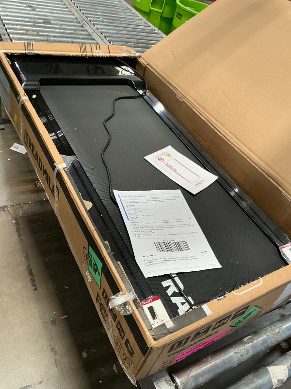 Photo 1 of **********SEE NOTES BEFORE BID**************
Walking Pad Treadmill with 12% 9-Level Auto Incline, 450 lbs Capacity RGB LED Screen, Bluetooth Speaker Under Desk Treadmill, Compact Treadmills for Home Hiking, Black