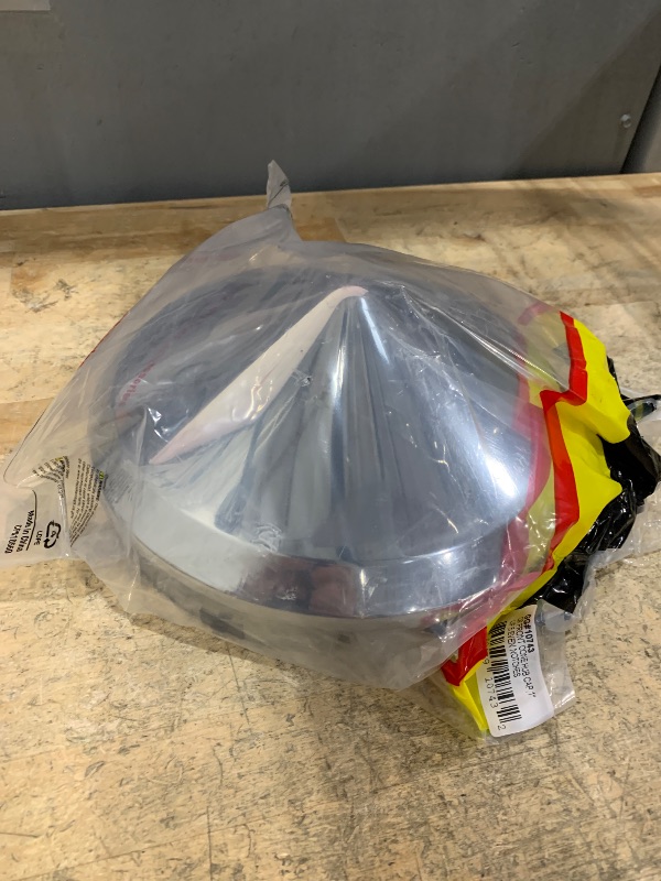 Photo 1 of Grand General 10743 Chrome Front Cone Hub Cap with 1" Lip and 5 Even Notches8726756