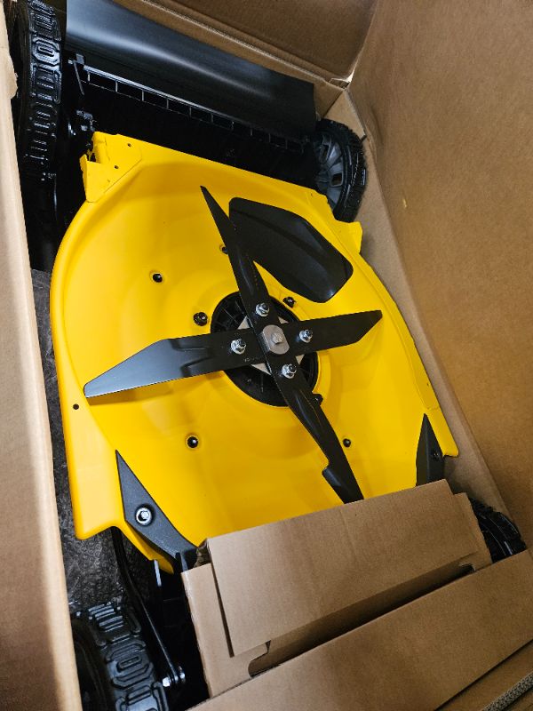 Photo 1 of ***PARTS ONLY***DEWALT - 2x20V MAX 21 in. Cordless Battery Powered Self Propelled Lawn Mower Kit with (2) 10 Ah Batteries and Chargers
