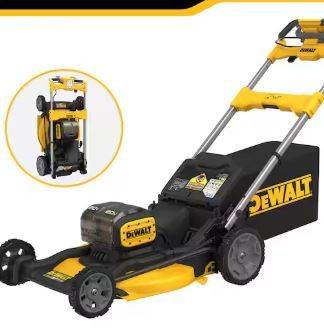 Photo 1 of ***PARTS ONLY***DEWALT - 2x20V MAX 21 in. Cordless Battery Powered Self Propelled Lawn Mower Kit with (2) 10 Ah Batteries and Chargers
