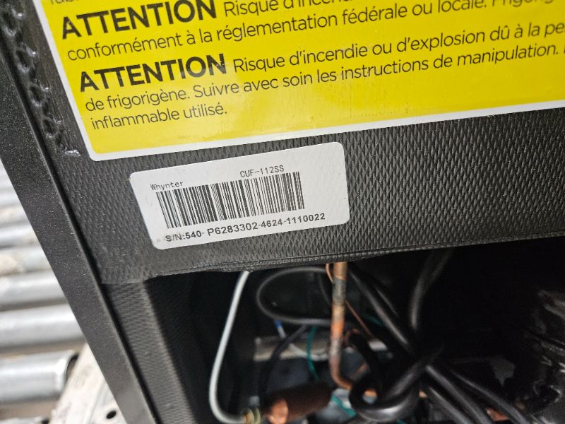 Photo 1 of 1.1 cu. Ft. Upright Freezer Mini Freezer with lock Reversible Door in Stainless Steel Energy Star