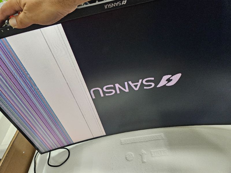 Photo 1 of SANSUI 32 Inch Curved 240Hz Gaming Monitor High Refresh Rate, FHD 1080P Gaming PC Monitor HDMI DP1.4, Curved 1500R, 1Ms MPRT, HDR,Metal Stand,VESA Compatible (ES-G32C3F DP Cable Incl.)