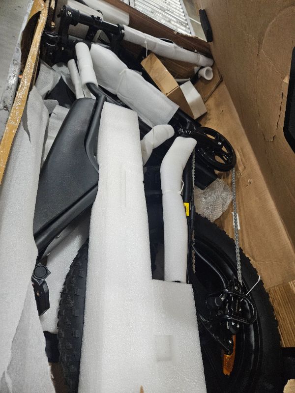 Photo 1 of (no battery) Windone E2 Electric Bike for Adults, Full Suspension, 48V13Ah Removable Battery, Up to 28MPH & 46.6 Miles (PAS), 750W Ebike with All-Terrain 4.0" Fat Tires, Cruise Control, UL Certified, Moped E-Bike