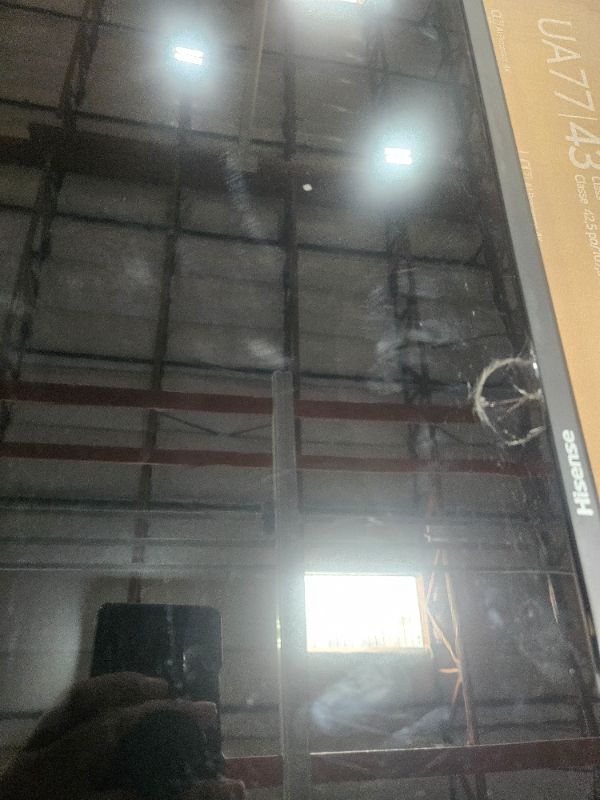 Photo 1 of ** Broken screen final sale ** Hisense 40-Inch Class H4 Series LED Roku Smart TV with Alexa Compatibility (40H4F, 2020 Model)