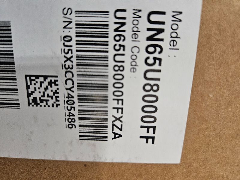 Photo 1 of ** Broken screen final sale ** Samsung 65-Inch Class Crystal UHD U8000F 4K Smart TV (2025 Model) Endless Free Content, Crystal Processor 4K, MetalStream Design, Knox Security, Alexa Built-in