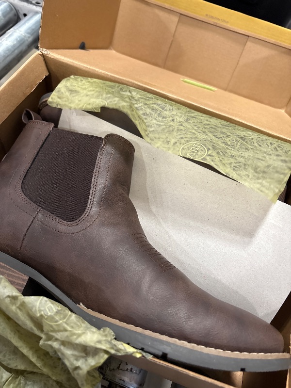 Photo 1 of (USED/FAIR) (10.5) IUV Cowboy Boots For Men Ankle Boots Western Boot Casual Dress Slip On Chelsea Men