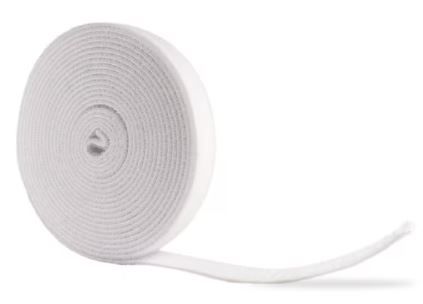Photo 1 of 
Reusable Self-Gripping Cable Tie Roll, White