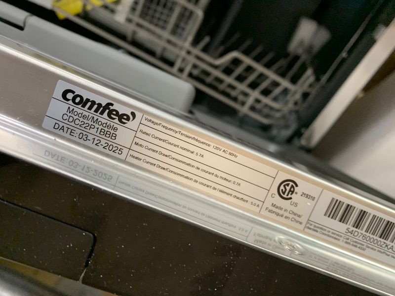 Photo 1 of ***PARTS ONLY***COMFEE’ Countertop Dishwasher, Energy Star Portable Dishwasher, 6 Place Settings & 8 Washing Programs, Speed, Baby-Care, ECO& Glass, Dish Washer for Dorm, RV& Apartment, Black