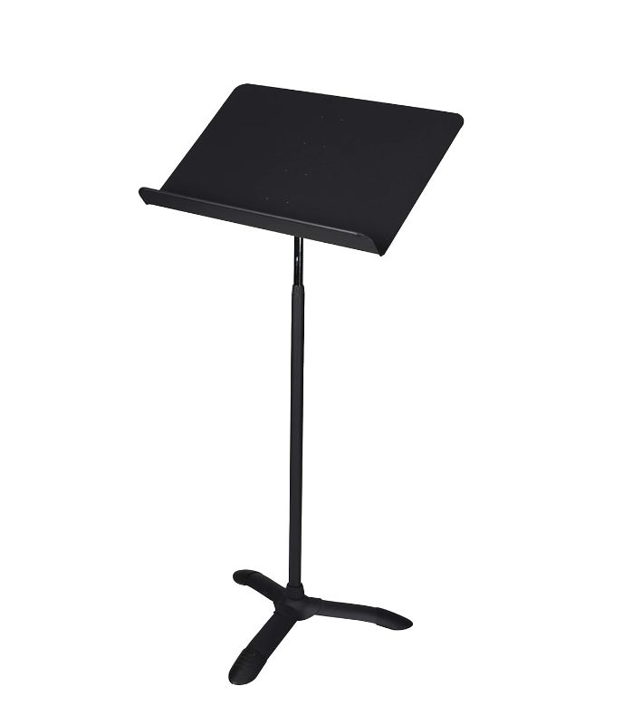 Photo 1 of (used)(unknown if complete) Portable, Height Adjustable Metal Music Sheet Stand, Black