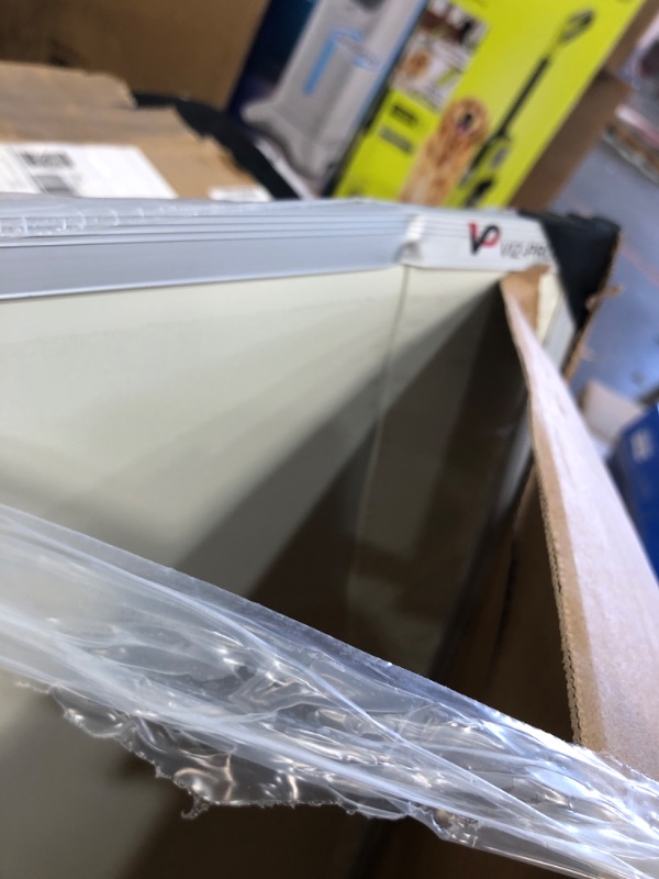 Photo 1 of *********SEE NOTES**********
VIZ-PRO Double-Sided Mobile Projection Writing Whiteboard, 72 x 48 Inches, Large Magnetic Rolling Dry Erase Board & Projector Screen with Aluminium Stand