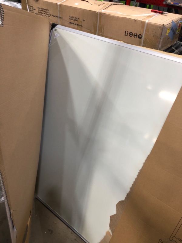 Photo 1 of *********SEE NOTES**********
VIZ-PRO Double-Sided Mobile Projection Writing Whiteboard, 72 x 48 Inches, Large Magnetic Rolling Dry Erase Board & Projector Screen with Aluminium Stand