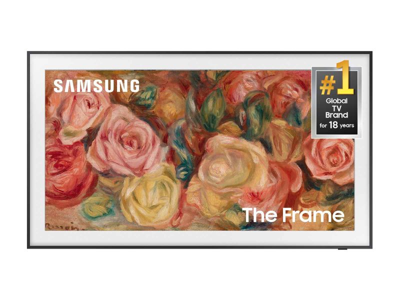 Photo 1 of ************SCREEN IS HEAVILY DAMAGED**********
Samsung 43-Inch Class QLED 4K LS03D The Frame Series Quantum HDR Smart TV w/Dolby Atmos, Art Mode, Anti-Reflection, Customizable Frame, Slim Fit Wall Mount with Alexa Built-in (QN43LS03D, 2024 Model)