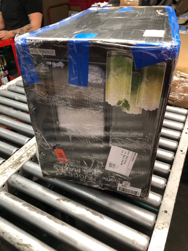 Photo 1 of ***NOT FUNCTIONAL - PARTS ONLY - SEE COMMENTS***
GE Profile Opal 2.0 XL with 1 Gallon Tank, Chewable Crunchable Countertop Nugget Ice Maker, Scoop included, 38 lbs in 24 hours, Pellet Ice Machine with WiFi & Smart Connected, Stainless Steel