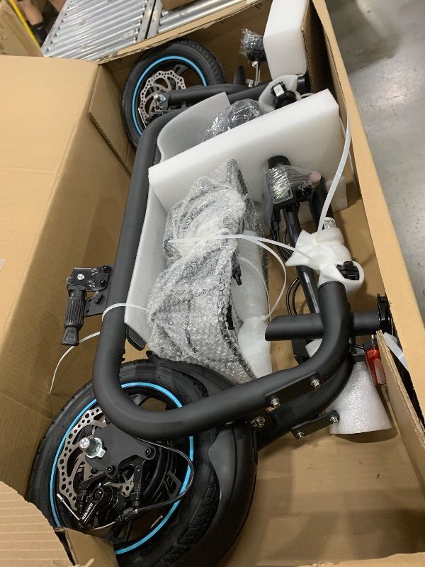Photo 1 of ***PARTS ONLY***URBANMAX C1 Electric Scooter with Seat, Foldable Scooter for Adults Carry up to 265lbs, 450W Powerful Motor 25 Miles Range with Dual Shock Absorbers, 18.6mph Commuter E-Scooter with Basket
