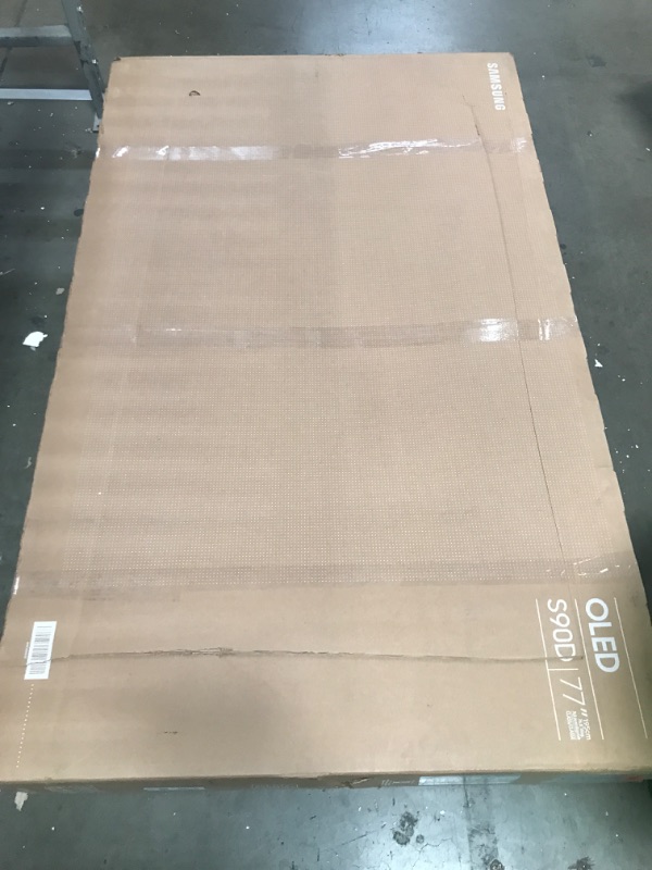 Photo 1 of ***Broken**** Samsung 77-Inch Class OLED 4K S90D Series HDR+ Smart TV w/Dolby Atmos, Object Tracking Sound Lite, Motion Xcelerator, Real Depth Enhancer, 4K AI Upscaling, Alexa Built-in (QN77S90D, 2024 Model)