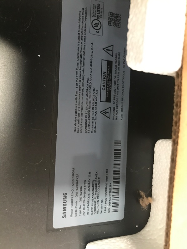Photo 1 of ***Broken**** Samsung 77-Inch Class OLED 4K S90D Series HDR+ Smart TV w/Dolby Atmos, Object Tracking Sound Lite, Motion Xcelerator, Real Depth Enhancer, 4K AI Upscaling, Alexa Built-in (QN77S90D, 2024 Model)