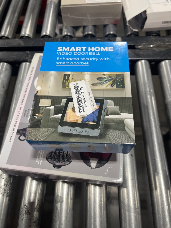 Photo 1 of Video Doorbell Intercom with Monitor System, Smart Home Video Intercom Door Phone Kits, 8MP 170° Wide Angle Camera, 4.3 Inch Screen, for Apartment