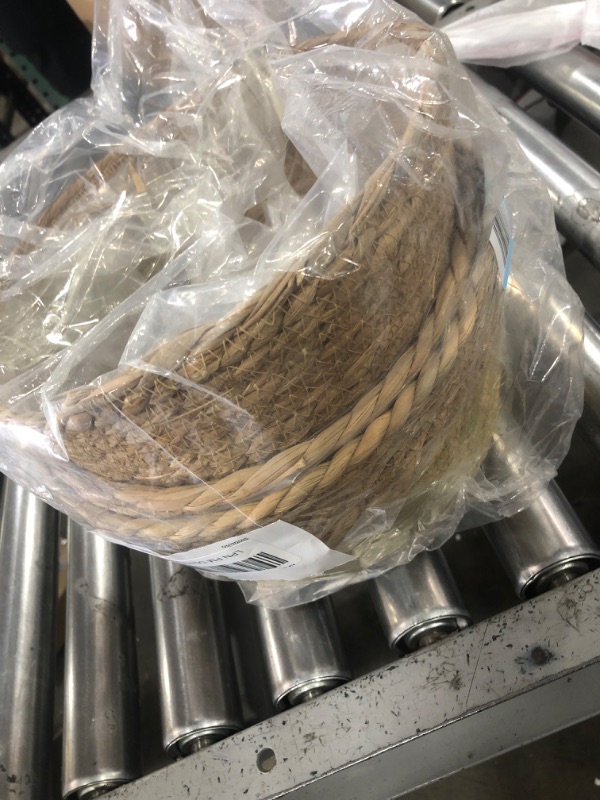 Photo 1 of Athaliah Plant Basket, 3 PCS Plant Baskets Indoor with Plastic Liner, Water Hyacinth Woven Planters Flower Basket, Planter Basket for Rustic Boho Home Farmhouse Floor Potted Pots Decor