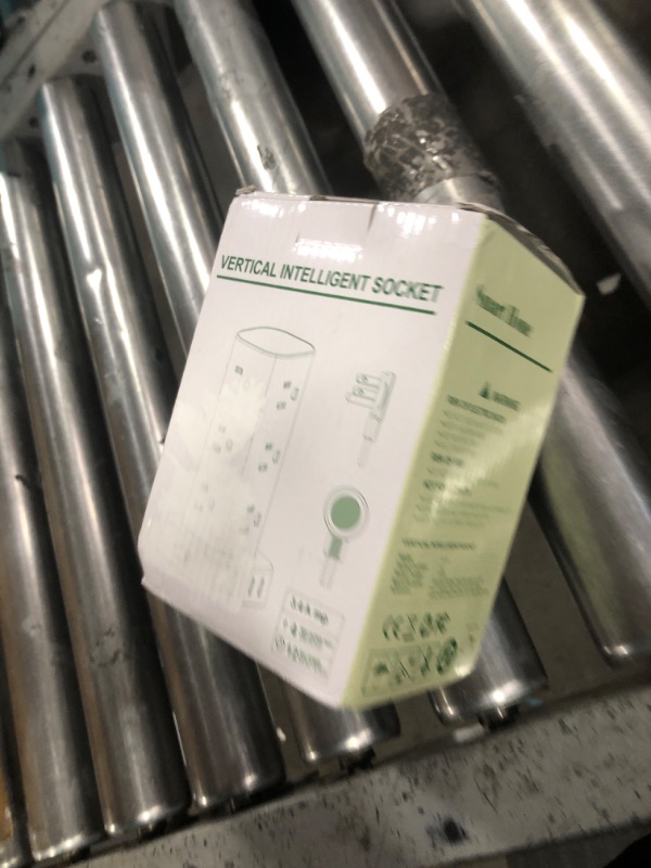 Photo 1 of Power Strip Tower with Multiple Outlets, Flat Plug Surge Protector Tower Extension Cord with 12 AC Outlets 4 USB Ports (2 USB C), 6FT Cord Power Tower Surge Protector for Home Office Dorm Room, White