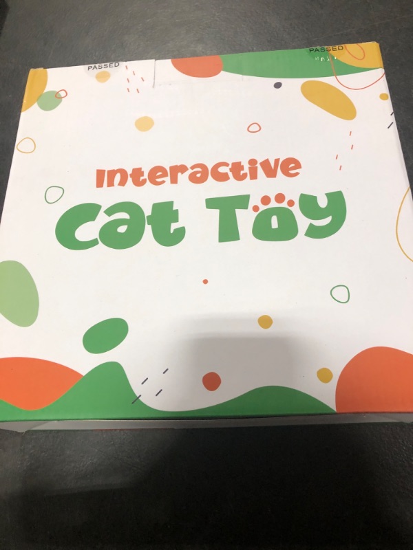 Photo 1 of Pawaboo Interactive Cat Toy with Running Mouse, Electronic Motion Cat Toy Automatic Teaser for Indoor Cats, Pop and Play Hide Seek Cat Toy Hunting Mouse for Pet Cat Kitten Play Fun Exercise, Blue