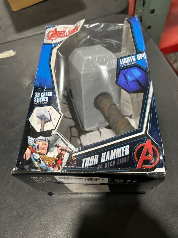 Photo 1 of 3DLightFX Marvel Avengers Thor Hammer 3D Deco Light