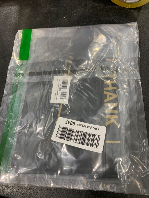 Photo 1 of 50 Pack Die Cut Plastic Shopping Bags with Thank You Logo 9x12 Merchandise Bags Extra Thick Glossy and Shopping Bags for Retail,Boutique Bags with Handles for Merchandise, Gifts, Trade Shows